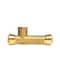 Quickfitting 1/2in Push-to-Connect x 1/2in Push-to-Connect x 1/2in FNPT Brass Female Slip Tee Adapter Fitting LF8147FR - alternate 3